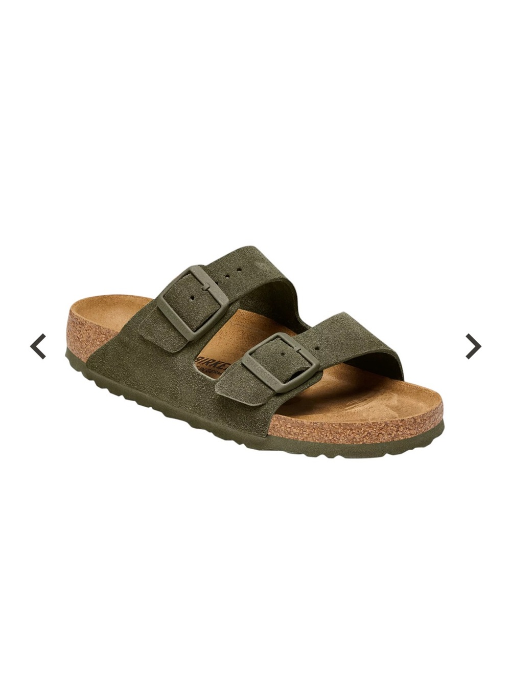 Birkenstock Suede Two-Strap Arizona Sandals - Regular 40